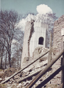 Nord- und Südturm 1980. Foto Burger